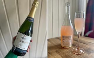  Winemaster's Lot English Sparkling and the Queen's Jubilee Bellini.  Credit: Rebecca Carey