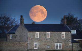 See the Strawberry Supermoon tomorrow - the last supermoon of the year. Picture: PA