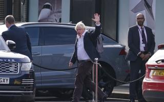 Boris Johnson makes early return to UK as race to replace Liz Truss continues