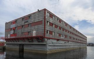 The Bibby Stockholm accommodation barge