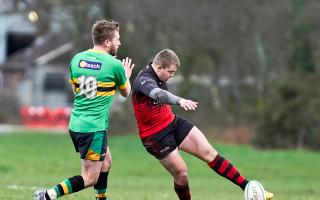 Grant Hancox (right) made two conversions