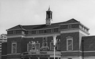 Old Echo Print 1964. Swimming Baths at Bournemouth Pier Approach..