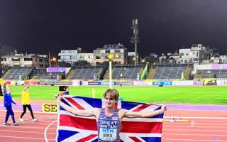 Ed Bird took bronze in the 3000m