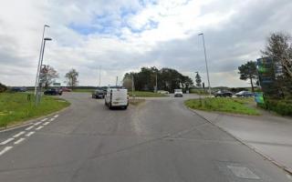 Woolsbridge Road leading to the A31 Ringwood Road