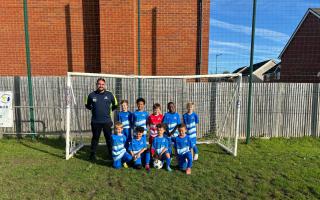 Bournemouth Electric U8's with Manager Richard Craig