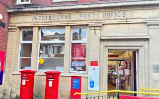 Westbourne Post Office in Seamoor Road