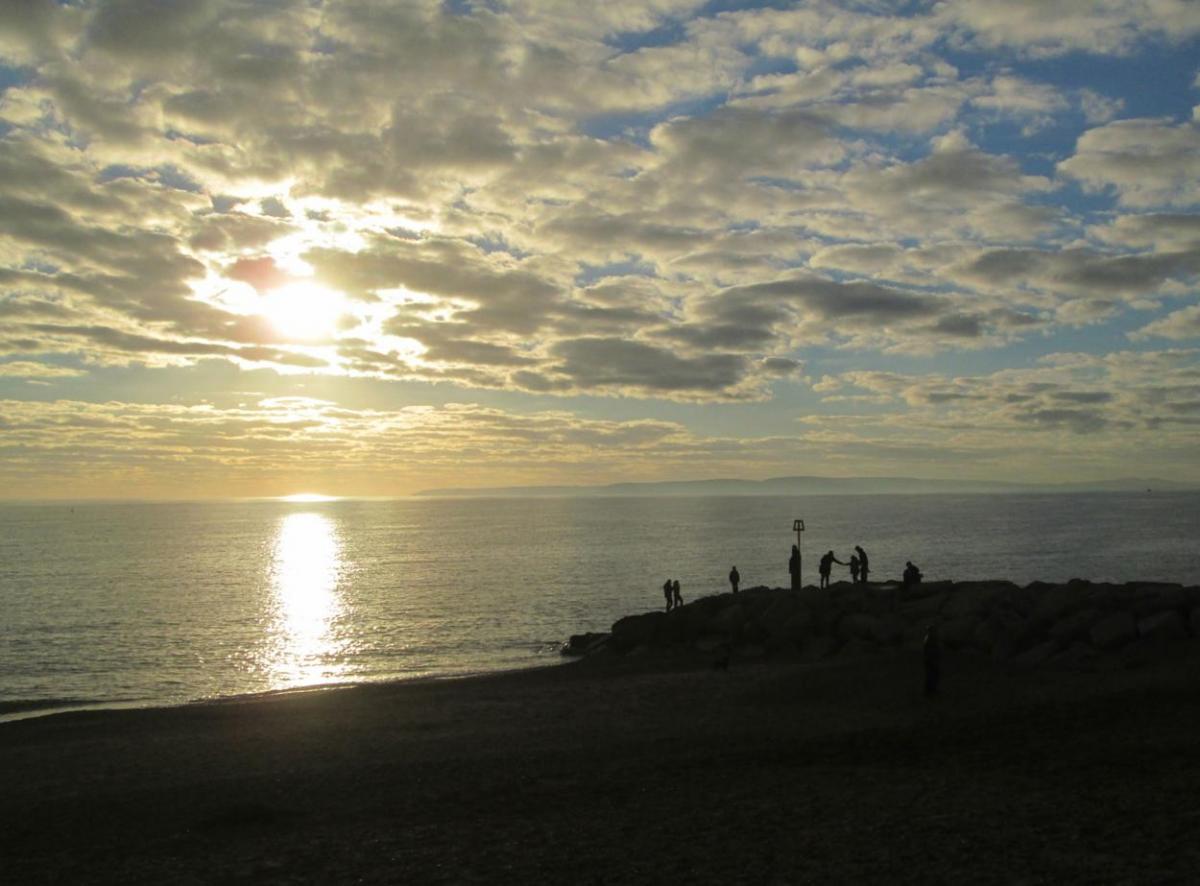 Hengistbury Head on a late winters afternoon taken by Richard Adams.