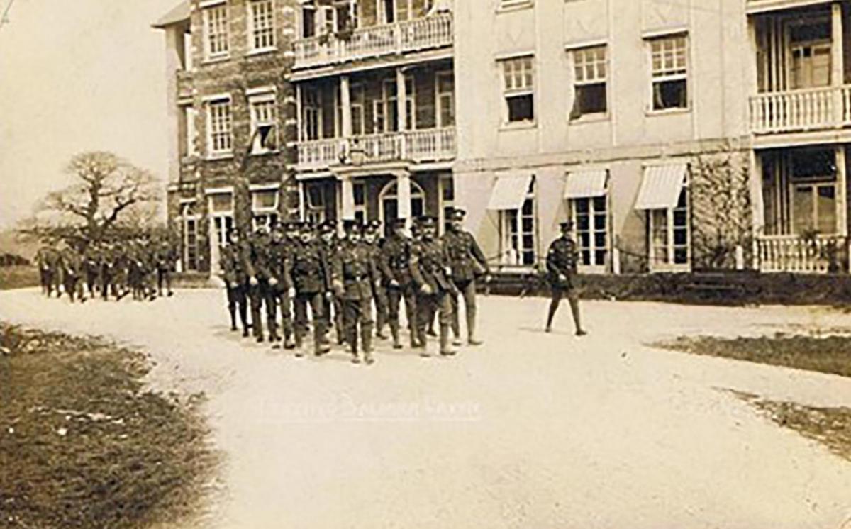 D-Day landing documents and and items found at Balmer Lawn Hotel.