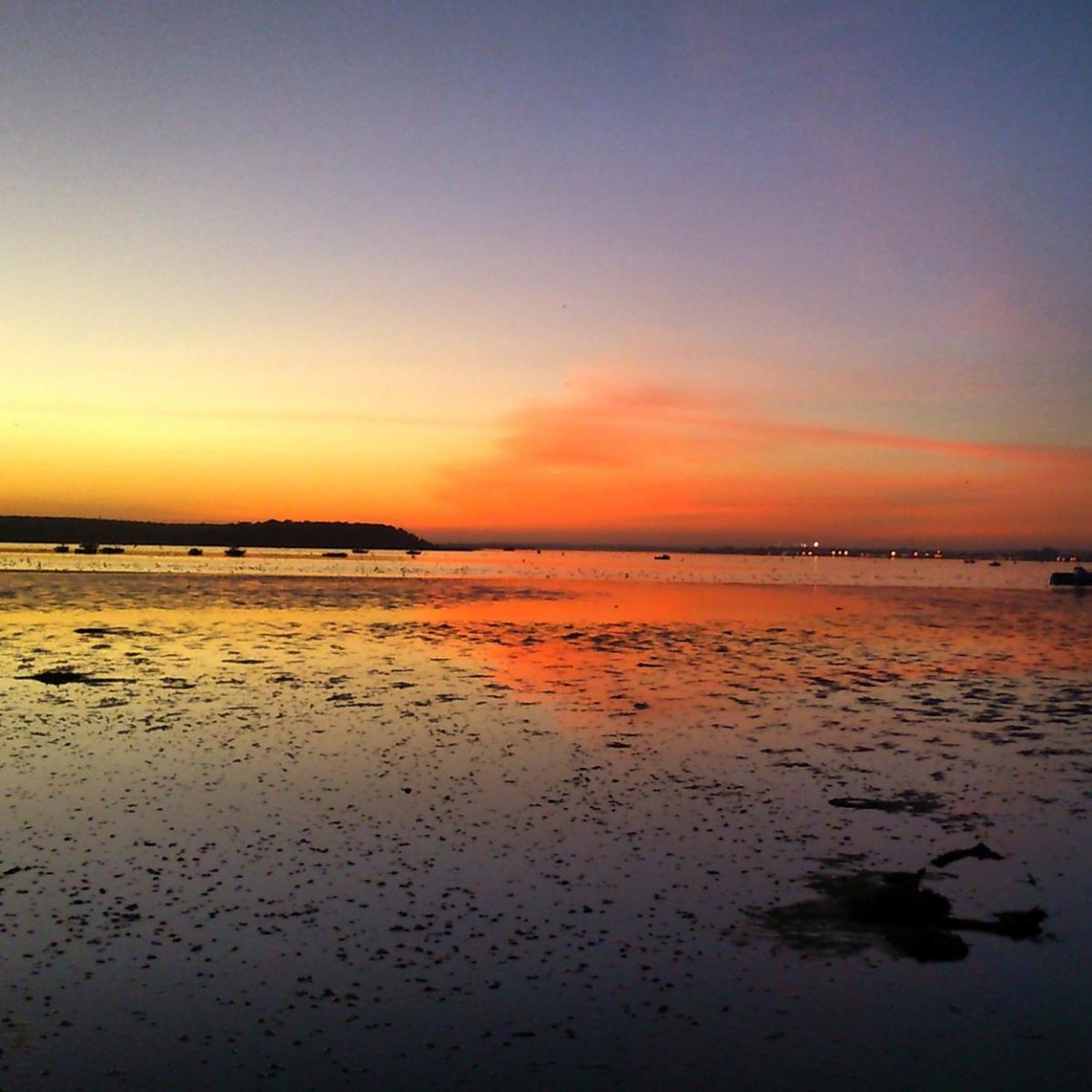 Beautiful Sandbanks sunset taken by  Natalie Wood