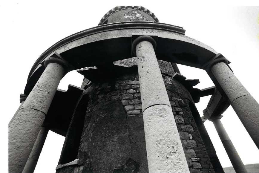 Clavell Tower in 1996. Picture by Corin Messer, Bournemouth Daily Echo