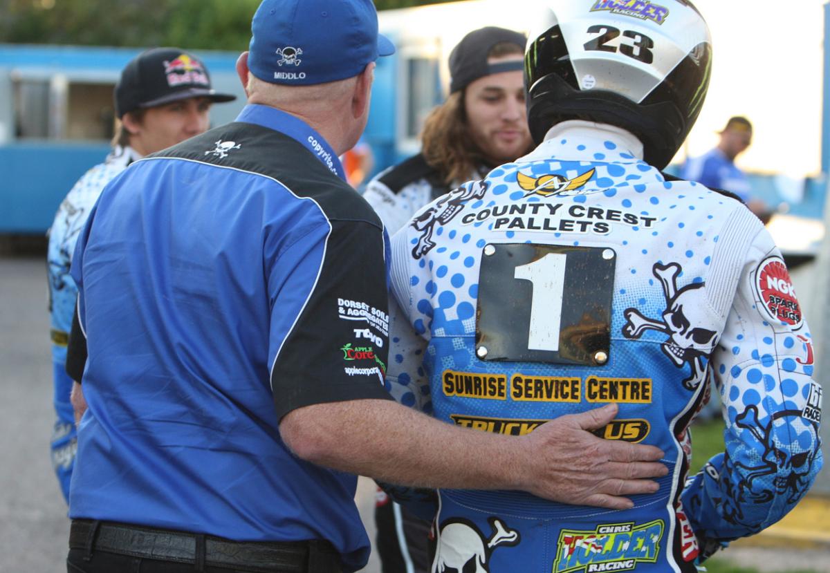 Poole Pirates v Swindon Robins on July 29, 2015. Pictures by Richard Crease. 