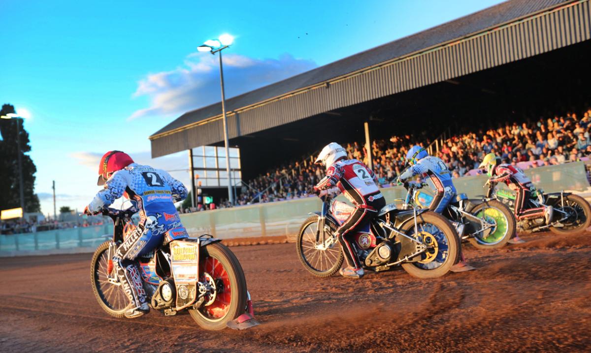 Poole Pirates v Swindon Robins on July 29, 2015. Pictures by Richard Crease. 