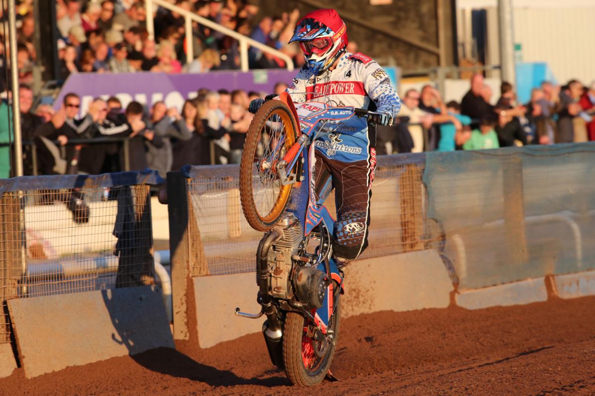 Poole Pirates v Swindon Robins on July 29, 2015. Pictures by Richard Crease. 