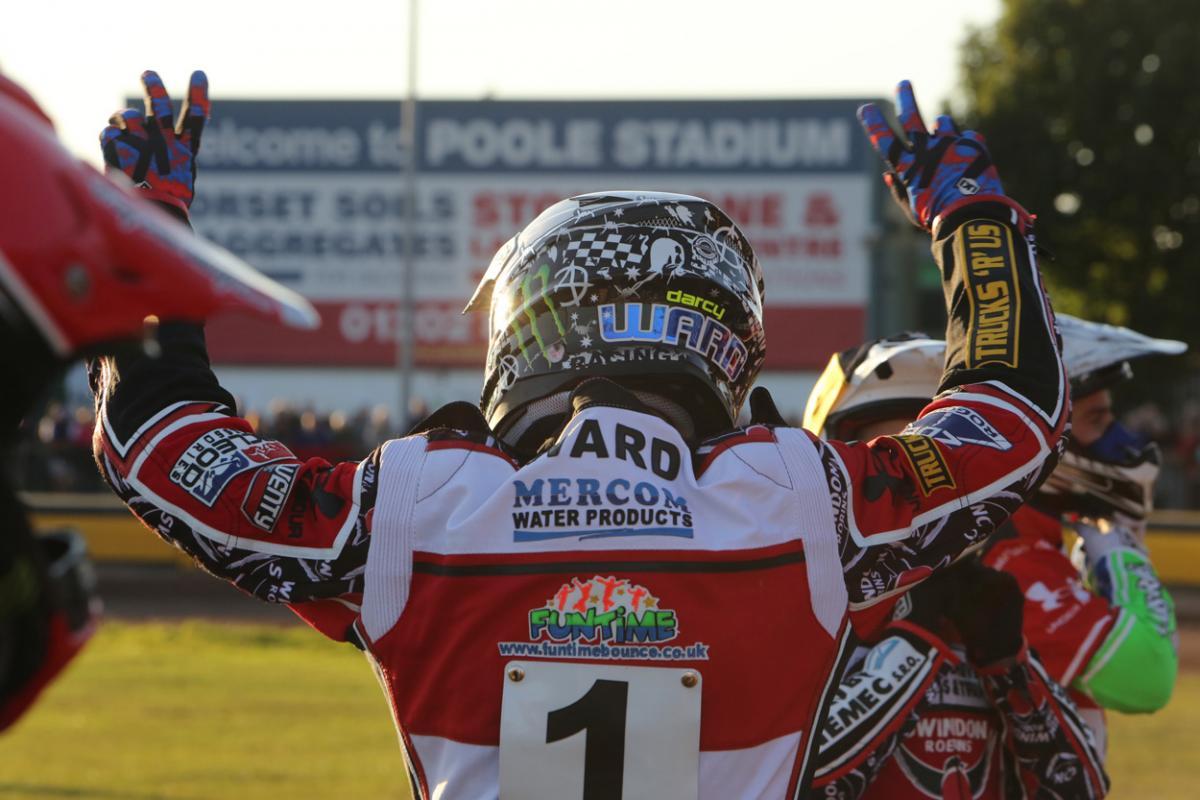 Poole Pirates v Swindon Robins on July 29, 2015. Pictures by Richard Crease. 