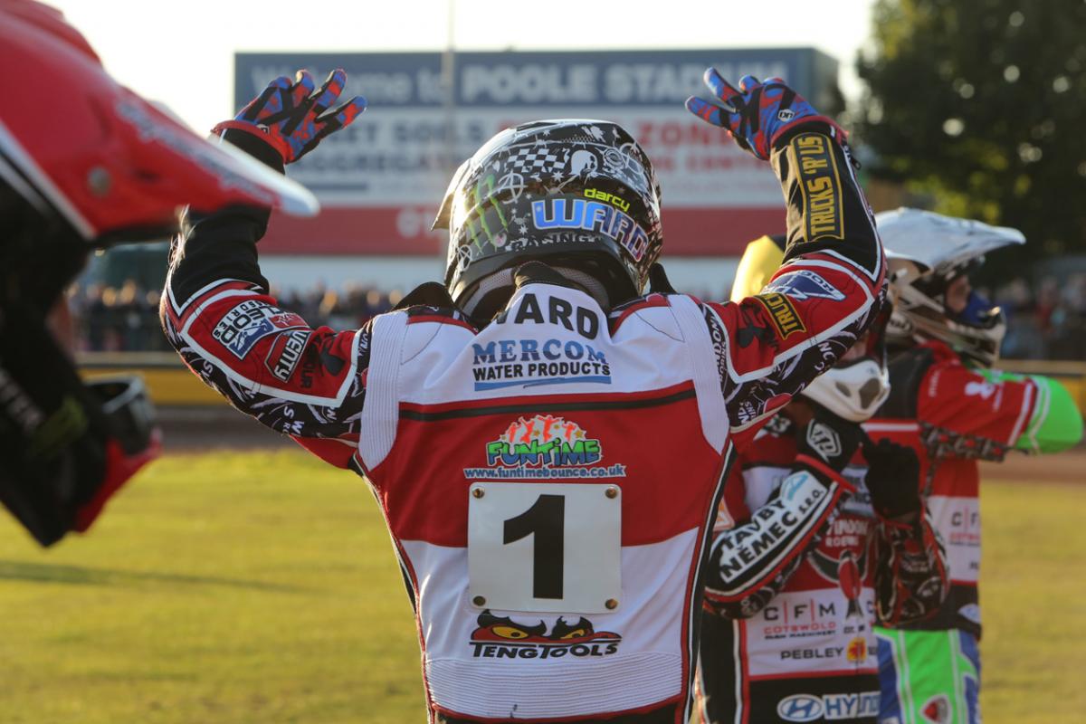 Poole Pirates v Swindon Robins on July 29, 2015. Pictures by Richard Crease. 