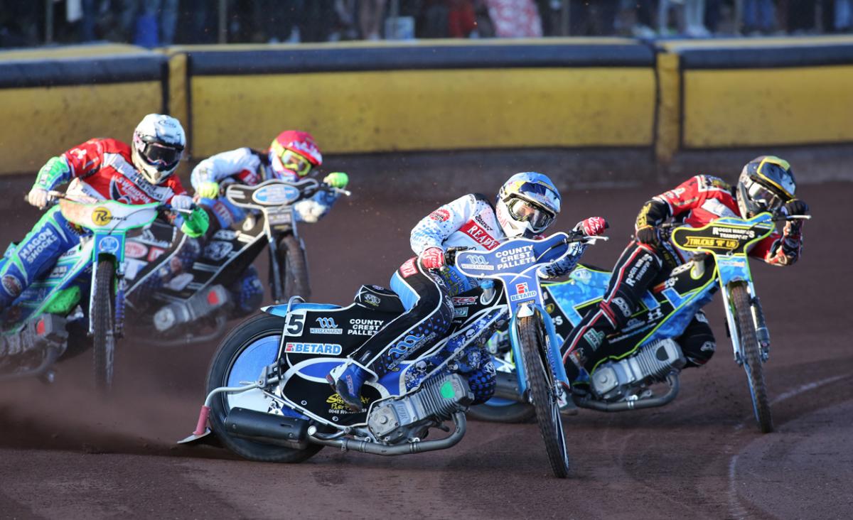 Poole Pirates v Swindon Robins on July 29, 2015. Pictures by Richard Crease. 