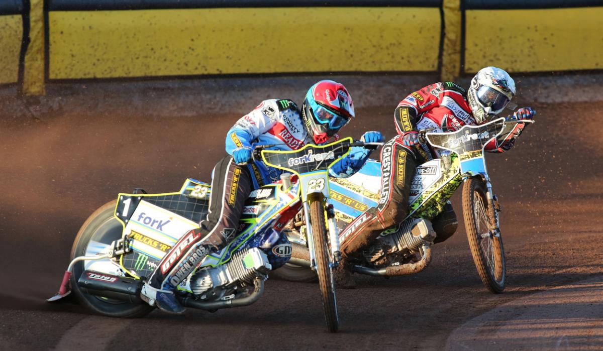 Poole Pirates v Swindon Robins on July 29, 2015. Pictures by Richard Crease. 