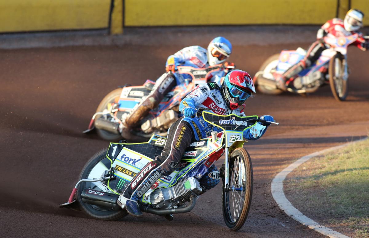 Poole Pirates v Swindon Robins on July 29, 2015. Pictures by Richard Crease. 