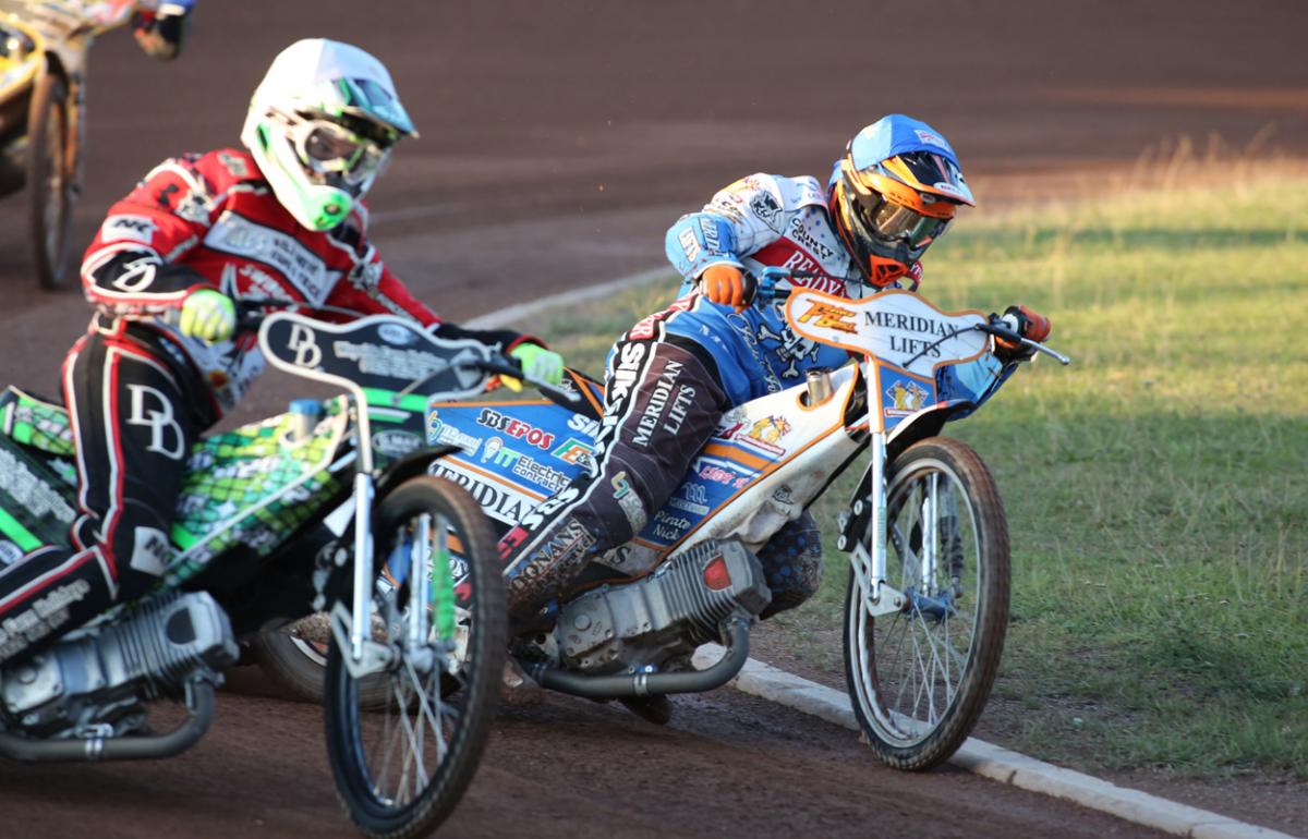 Poole Pirates v Swindon Robins on July 29, 2015. Pictures by Richard Crease. 