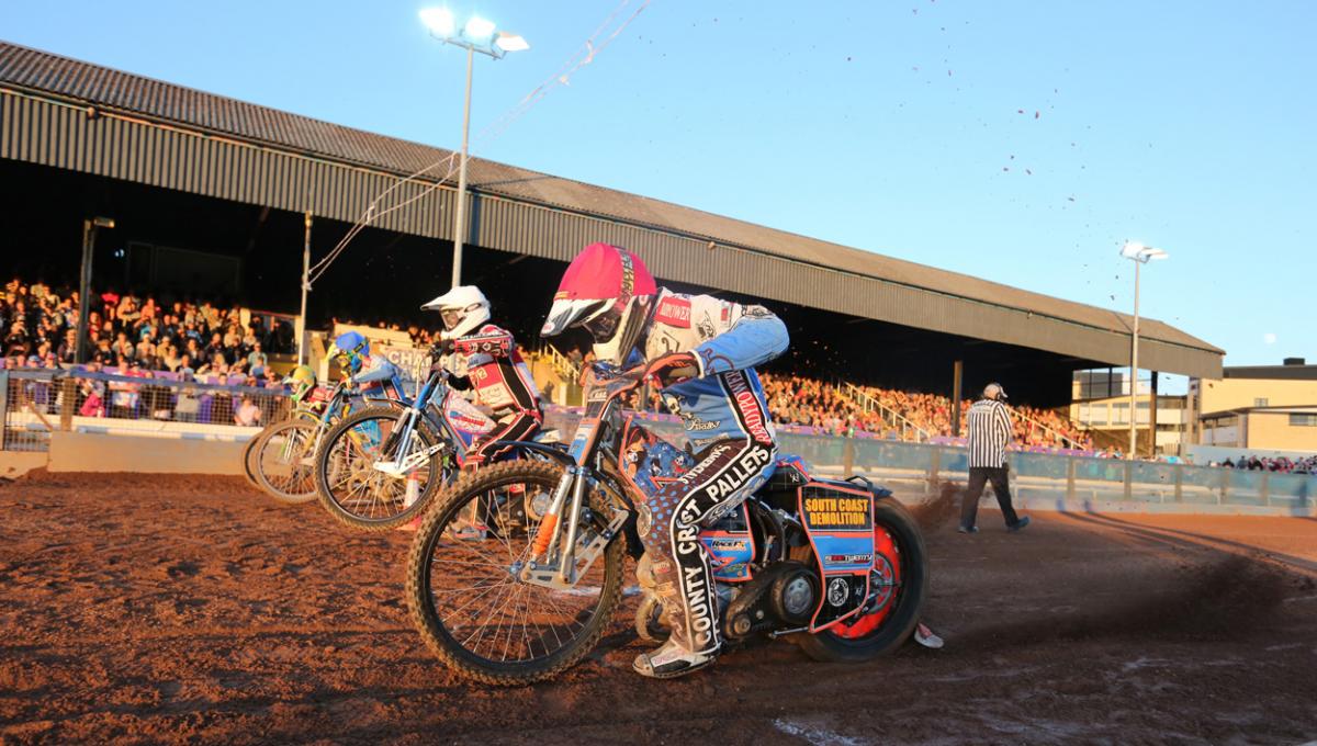 Poole Pirates v Swindon Robins on July 29, 2015. Pictures by Richard Crease. 