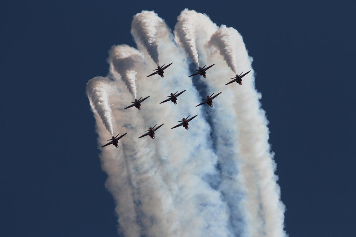 All the action from Friday at the Bournemouth Air Festival 2015. Pictures: Rob Fleming. 