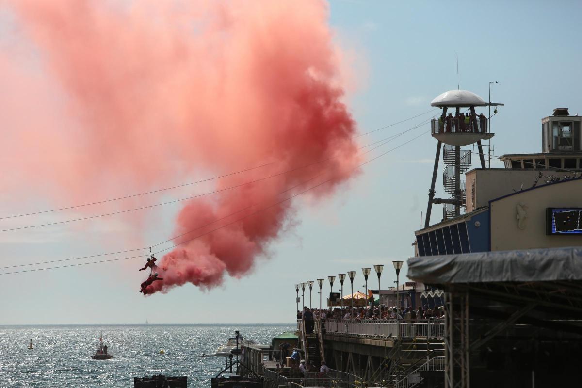 All the action from Friday at the Bournemouth Air Festival 2015. Pictures: Richard Crease