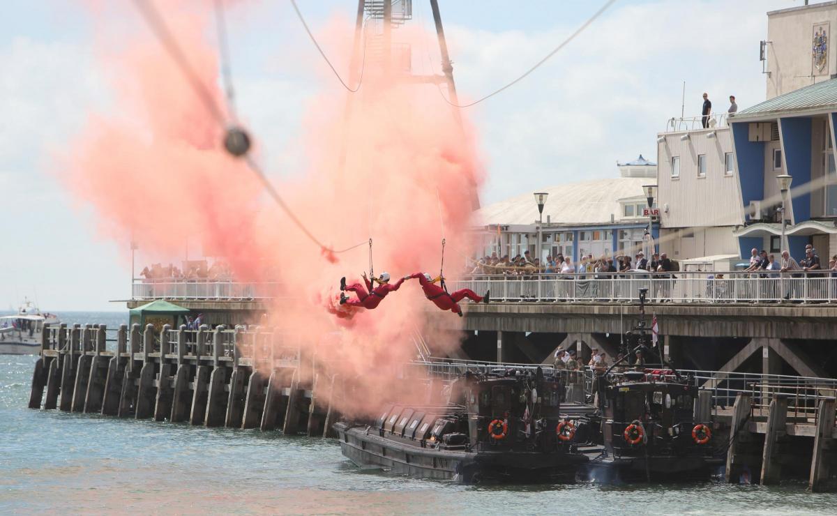 All the action from Friday at the Bournemouth Air Festival 2015. Pictures: Richard Crease