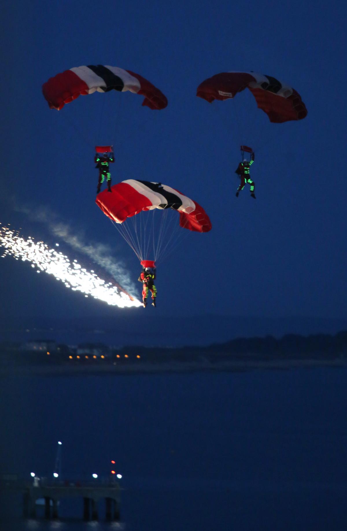 Dusk display pictures from day two of the Bournemouth Air Festival by Richard Crease