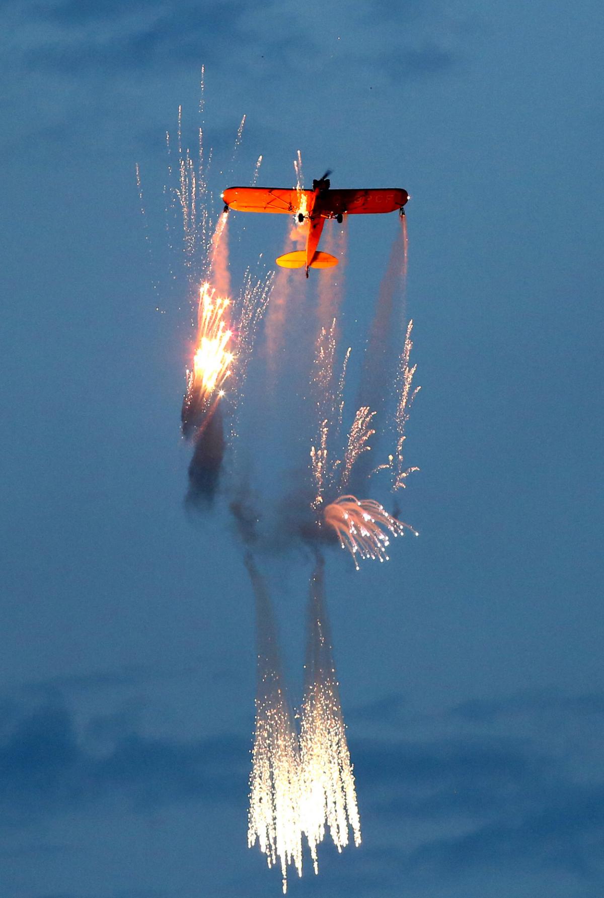 Dusk display pictures from day two of the Bournemouth Air Festival by Richard Crease