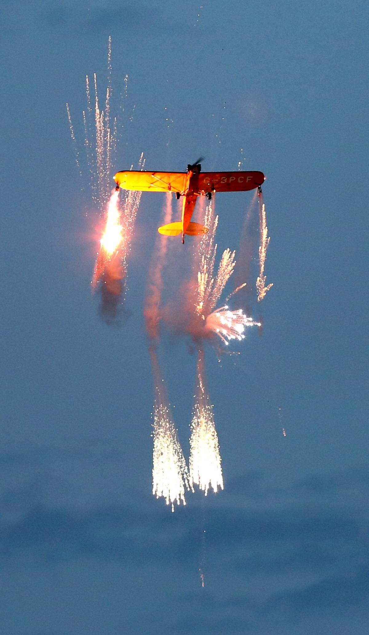 Dusk display pictures from day two of the Bournemouth Air Festival by Richard Crease