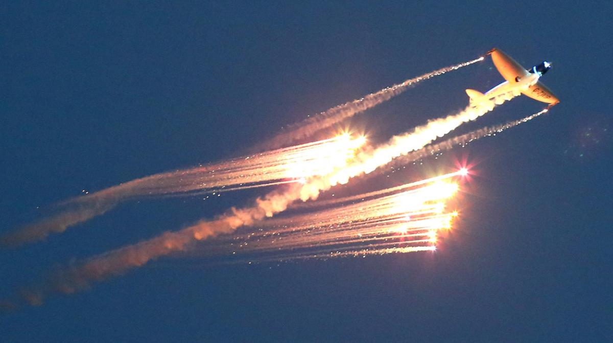 Dusk display pictures from day two of the Bournemouth Air Festival by Richard Crease