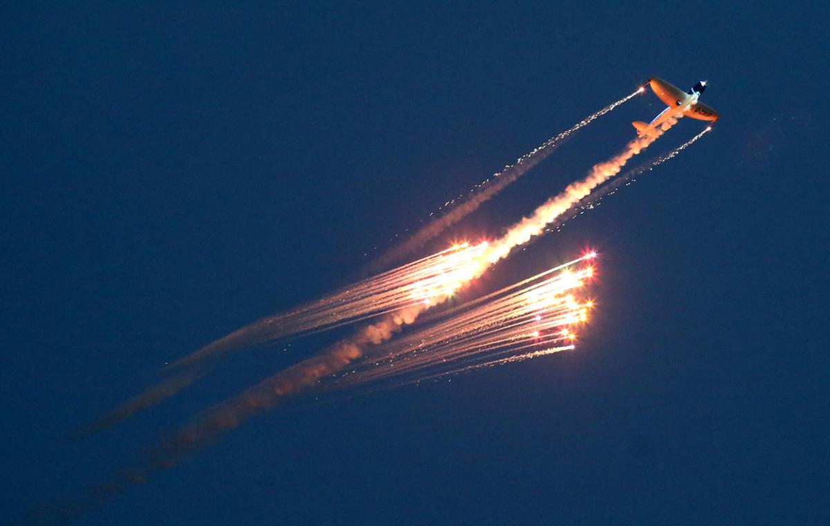 Dusk display pictures from day two of the Bournemouth Air Festival by Richard Crease