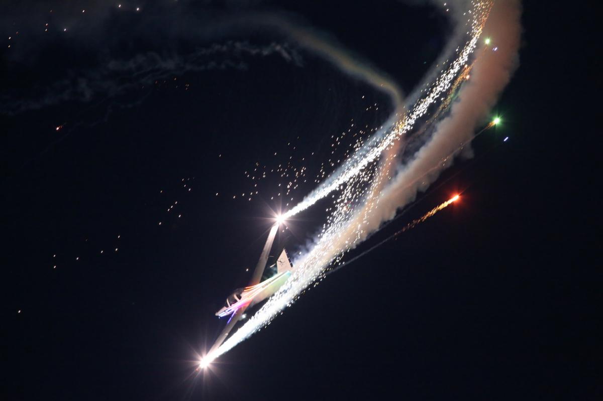 Dusk display pictures from day two of the Bournemouth Air Festival by Richard Crease