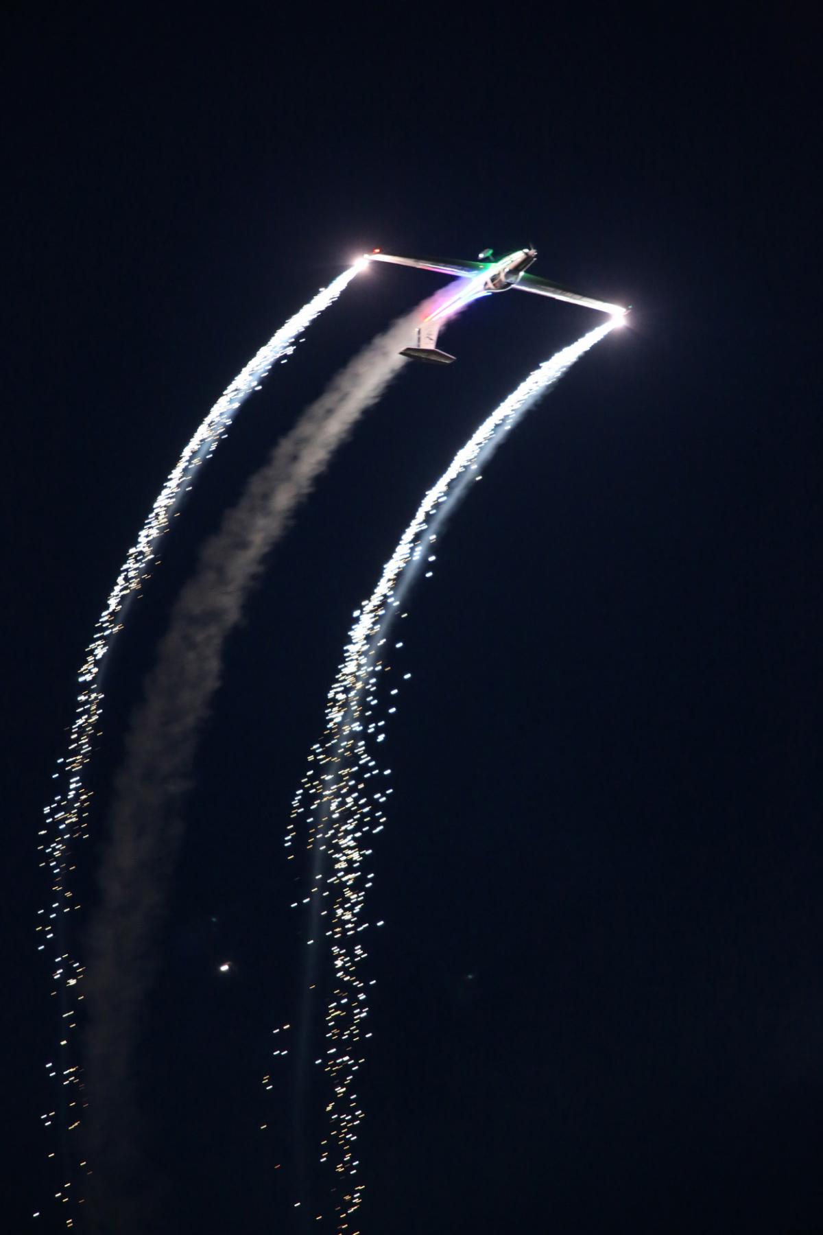 Dusk display pictures from day two of the Bournemouth Air Festival by Richard Crease