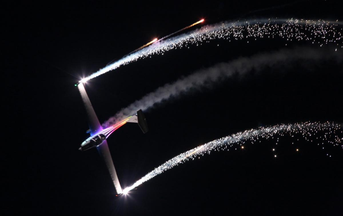 Dusk display pictures from day two of the Bournemouth Air Festival by Richard Crease