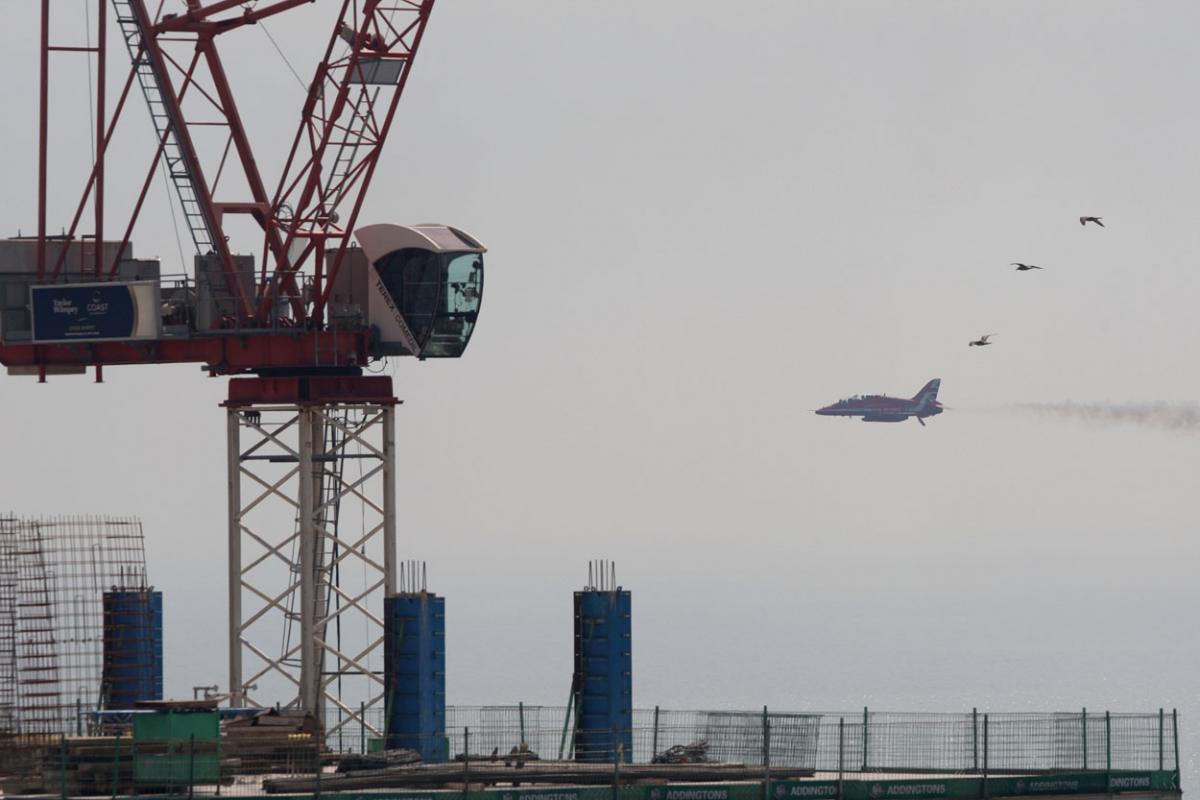 Day three at the Bournemouth Air Festival 2015. Pictures by Corin Messer, from the new Hilton hotel. The Sky Bar takes off in December 2015.
