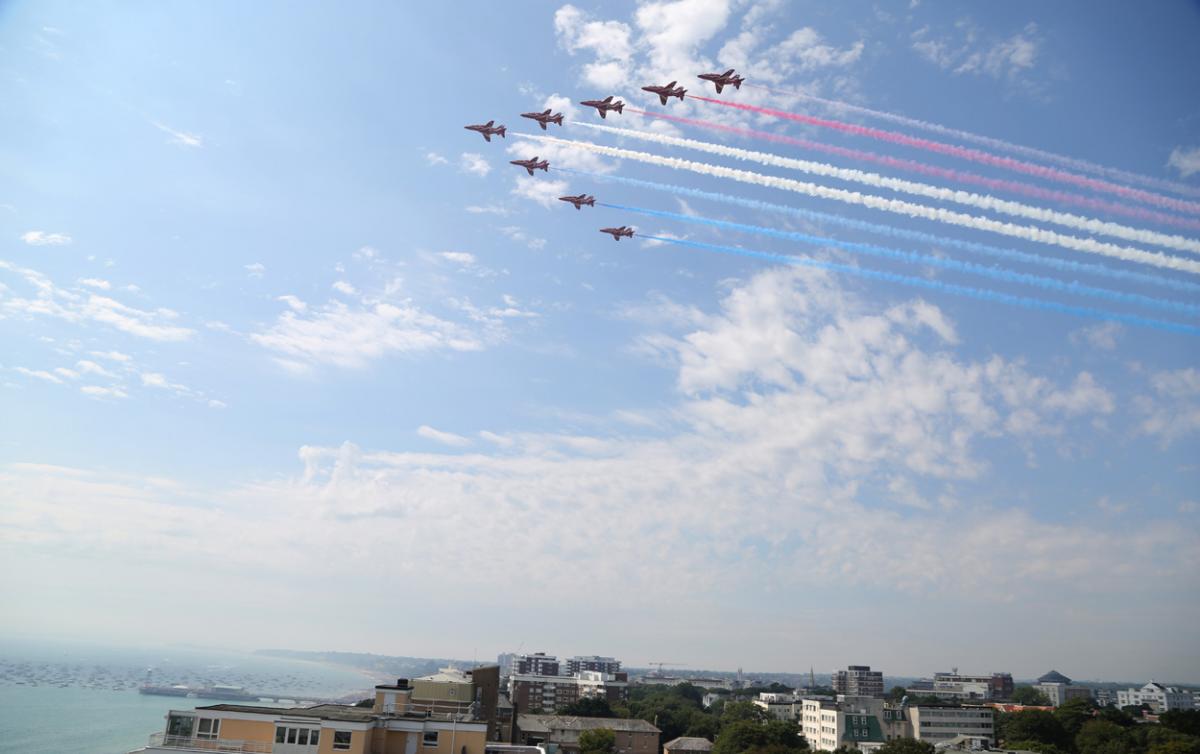 Day three at the Bournemouth Air Festival 2015. Pictures by Richard Crease, from the roof of the Cumberland Hotel.