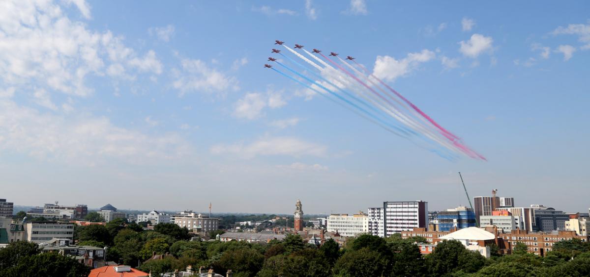 Day three at the Bournemouth Air Festival 2015. Pictures by Richard Crease, from the roof of the Cumberland Hotel.