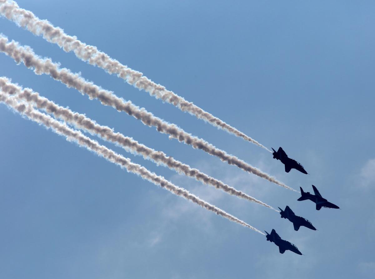 Day three at the Bournemouth Air Festival 2015. Pictures by Richard Crease, from the roof of the Cumberland Hotel.