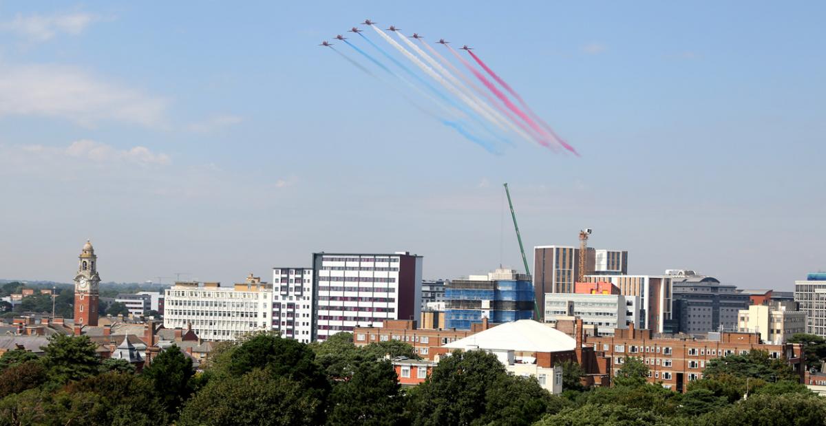 Day three at the Bournemouth Air Festival 2015. Pictures by Richard Crease, from the roof of the Cumberland Hotel.