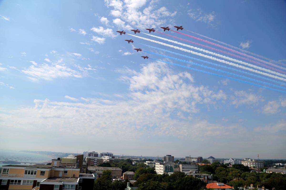 Day three at the Bournemouth Air Festival 2015. Pictures by Richard Crease, from the roof of the Cumberland Hotel.