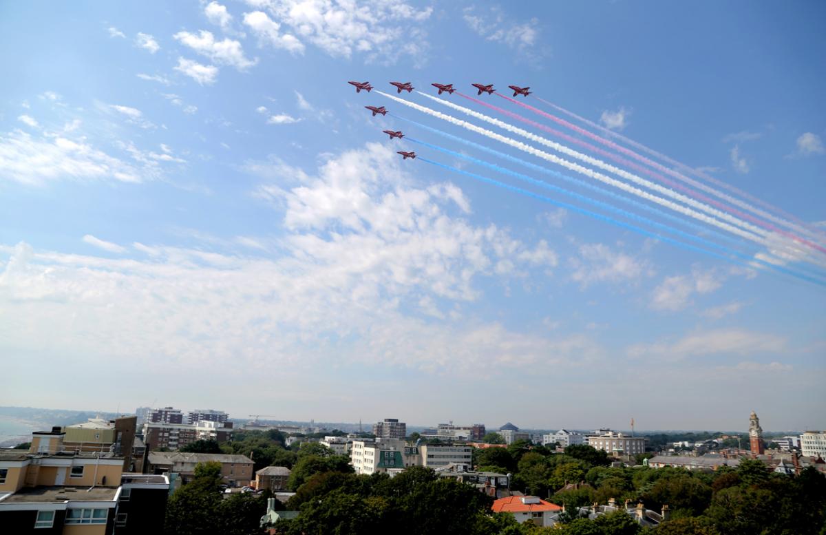 Day three at the Bournemouth Air Festival 2015. Pictures by Richard Crease, from the roof of the Cumberland Hotel.