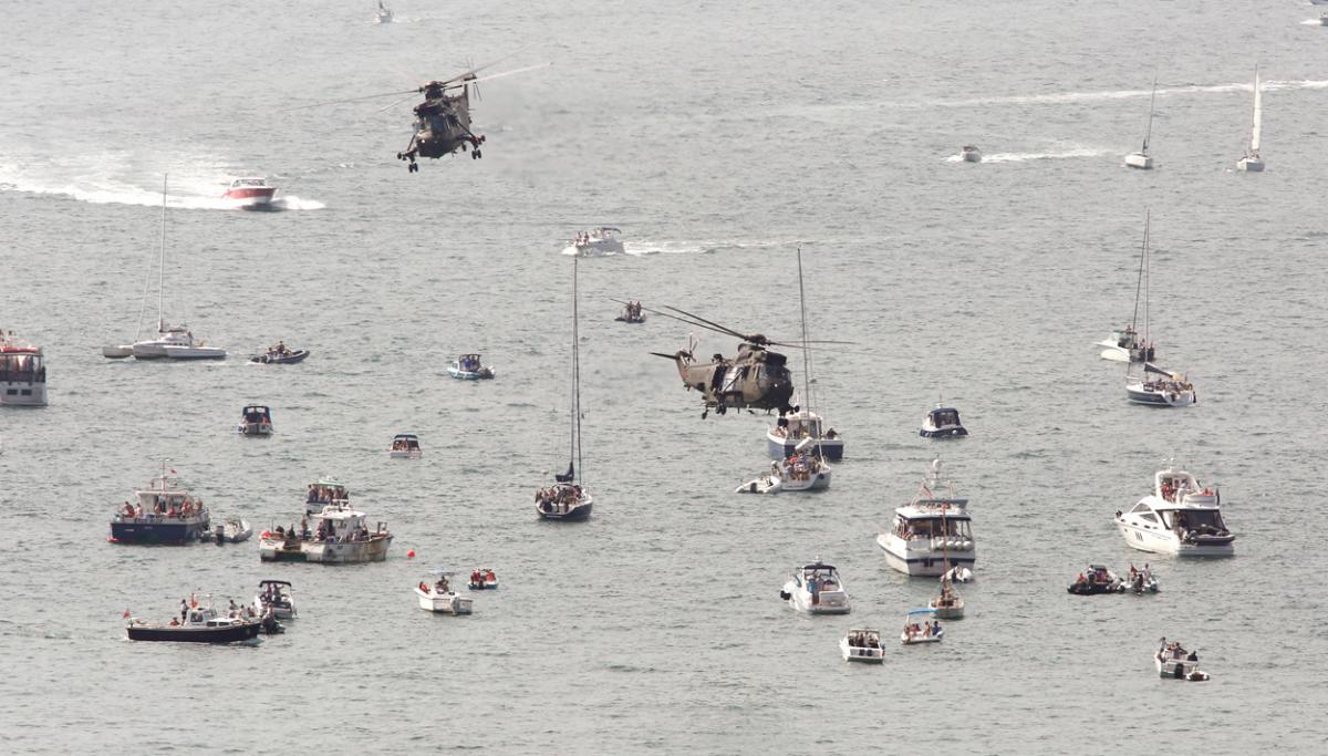 Day three at the Bournemouth Air Festival 2015. Pictures by Richard Crease, from the roof of the Cumberland Hotel.