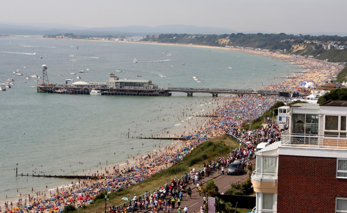 Day three at the Bournemouth Air Festival 2015. Pictures by Richard Crease, from the roof of the Cumberland Hotel.