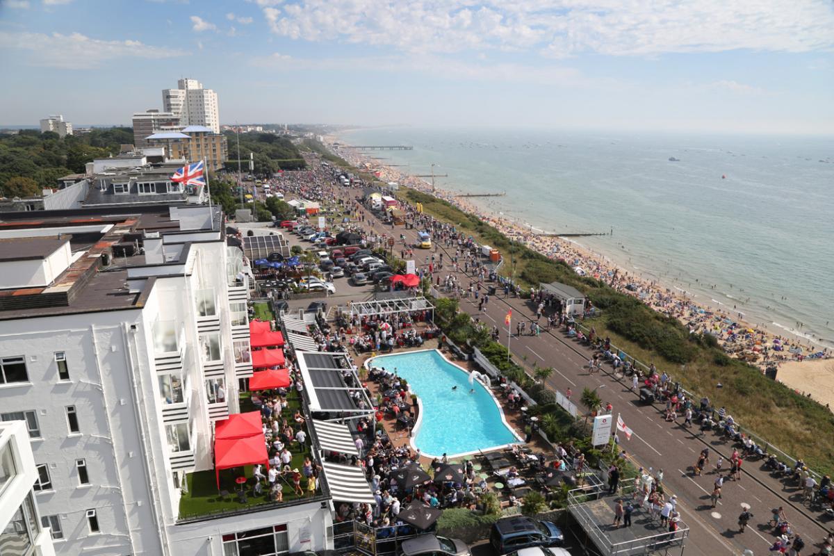 Day three at the Bournemouth Air Festival 2015. Pictures by Richard Crease, from the roof of the Cumberland Hotel.