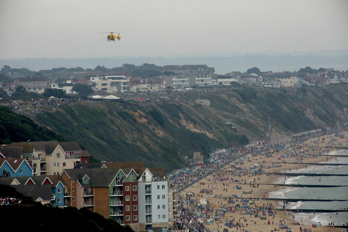 Day three at the Bournemouth Air Festival 2015. Pictures by Richard Crease, from the roof of the Cumberland Hotel.