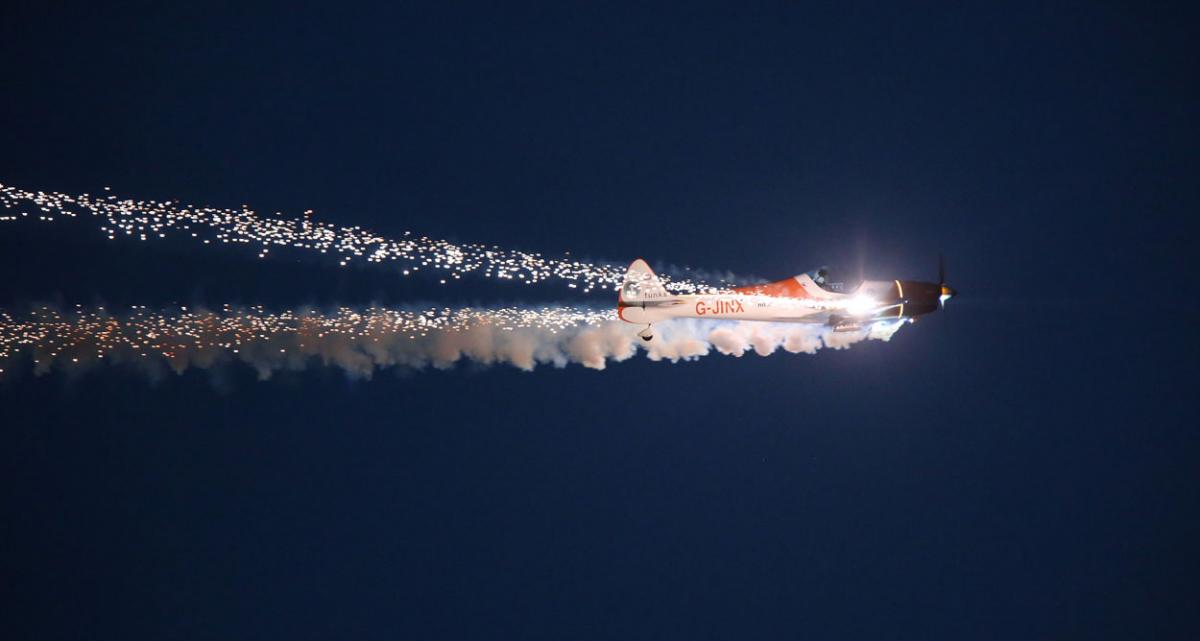 Dusk display pictures from day three of the Bournemouth Air Festival 2015 by Corin Messer. 