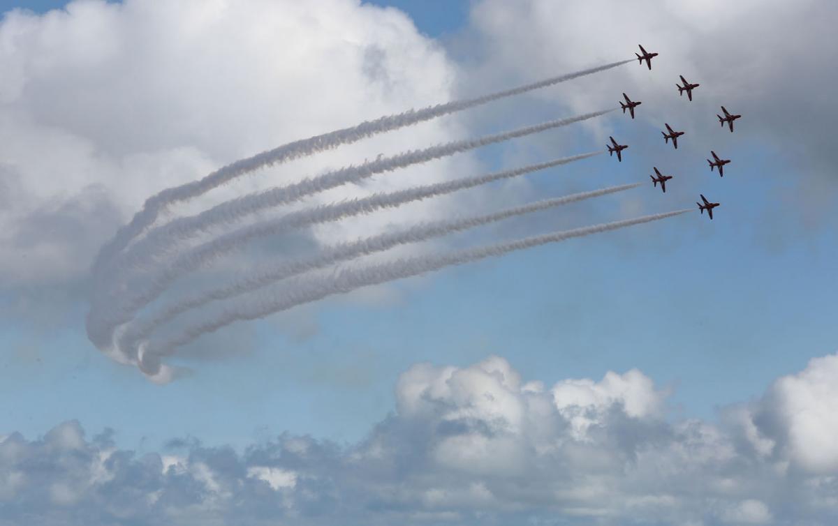 Sunday at the Bournemouth Air Festival 2015. Pictures by Corin Messer. 