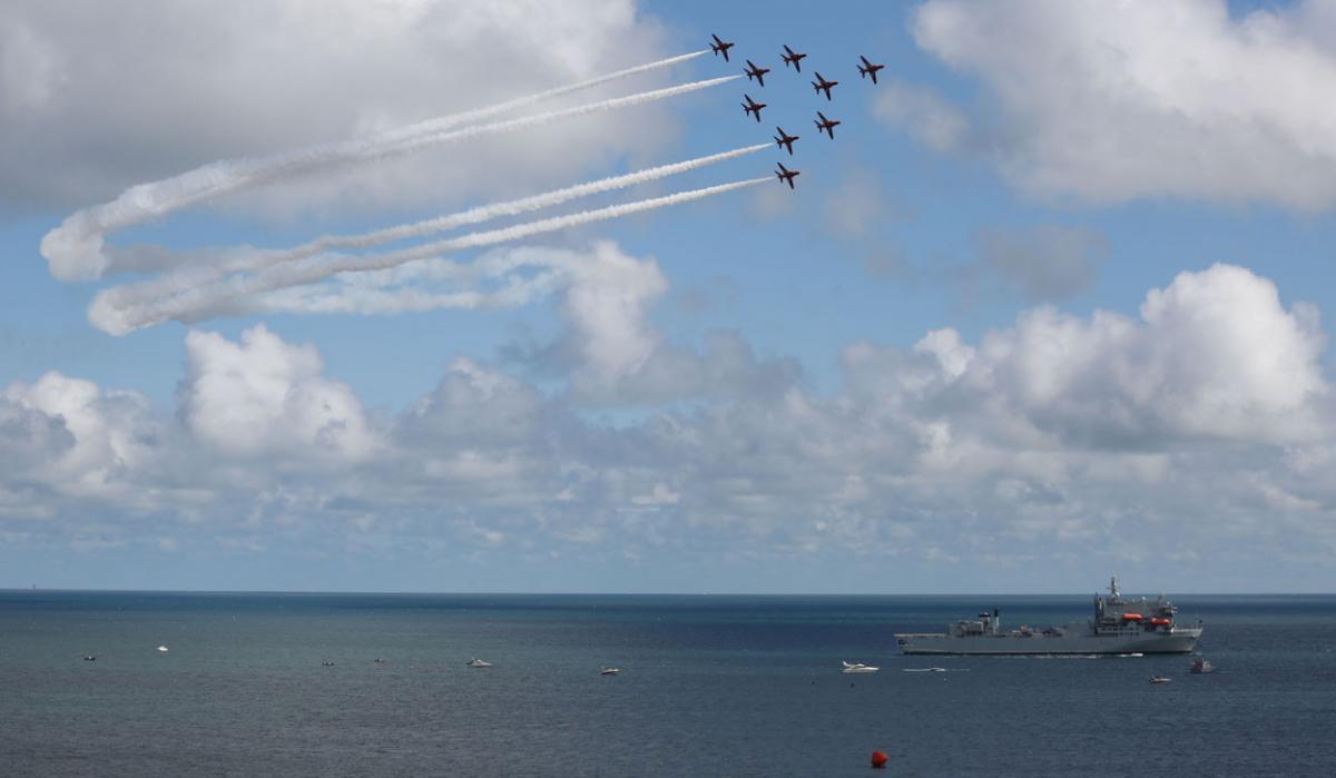 Sunday at the Bournemouth Air Festival 2015. Pictures by Corin Messer. 