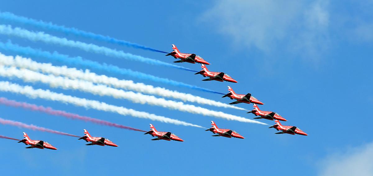 Sunday at the Bournemouth Air Festival 2015. Pictures by Sally Adams. 